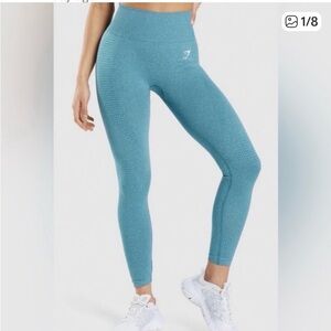 Gymshark Vital Seamless Leggings in Blue Marl XS-S 68